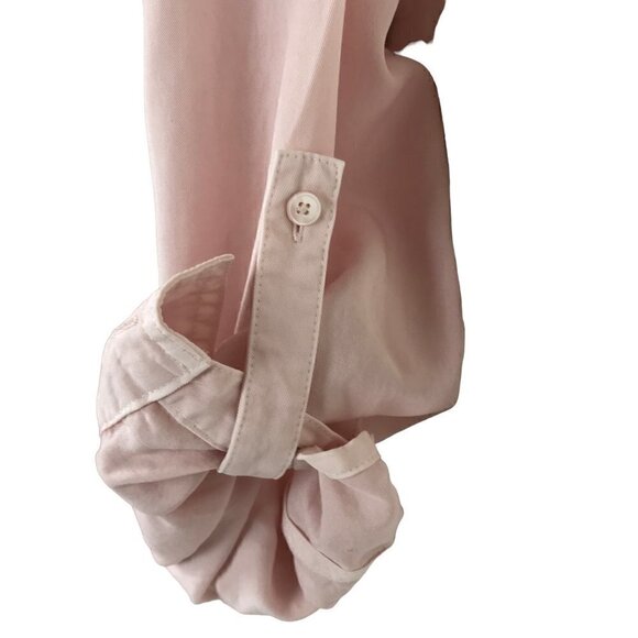 The Group Babaton Light Pink Button Down  Blouse Size M - Picture 5 of 9